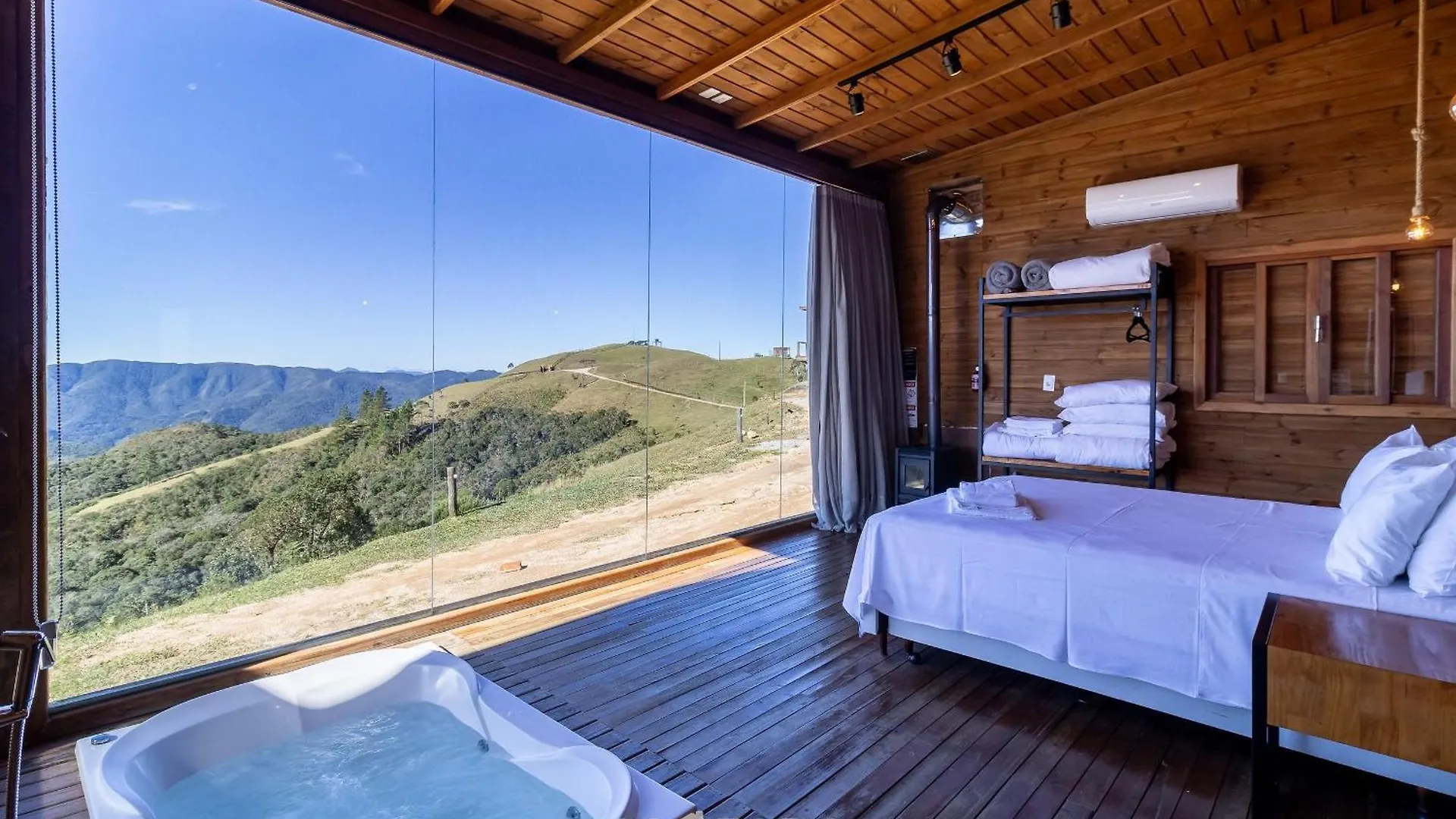 Cabana Com Vista Panoramica E Jacuzzi Vst022 Anitápolis